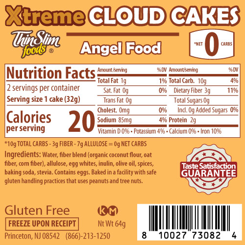 product label or nutrition