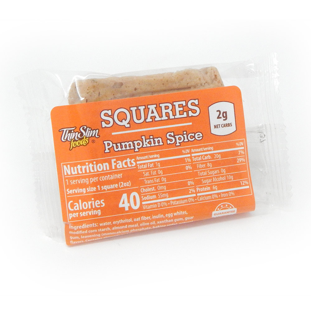 ThinSlim Foods Square Pumpkin Spice - Click Image to Close