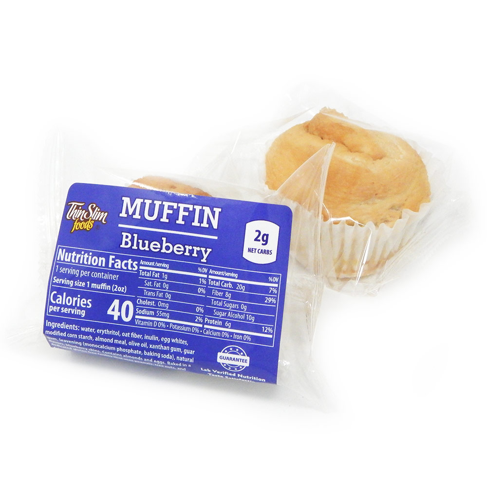 ThinSlim Foods Muffins Blueberry - Click Image to Close