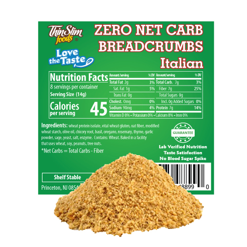 ThinSlim Foods Love-the-Taste Low Carb Breadcrumbs Italian