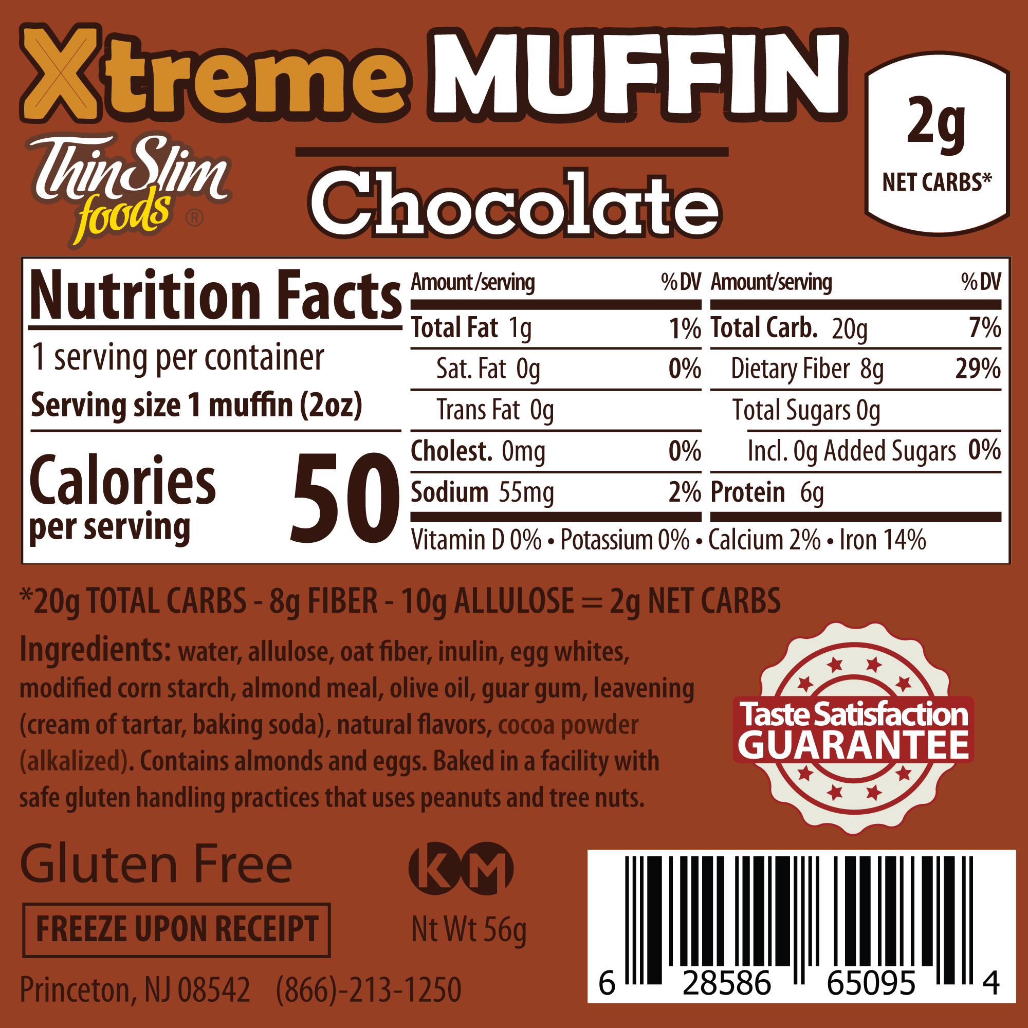 product label or nutrition
