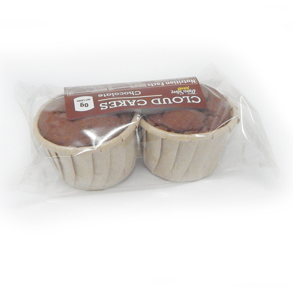 ThinSlim Foods Cloud Cakes Chocolate, 2pack - Click Image to Close