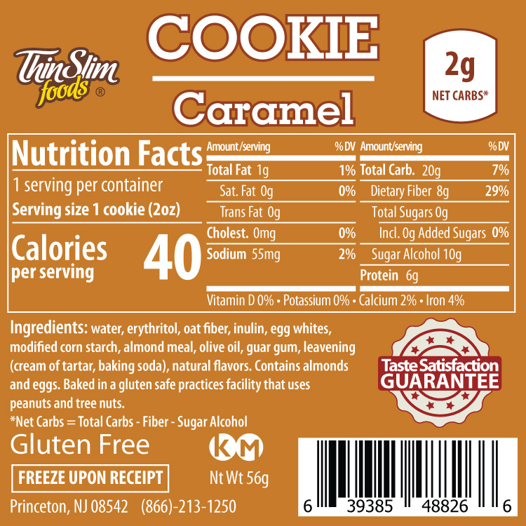 product label or nutrition