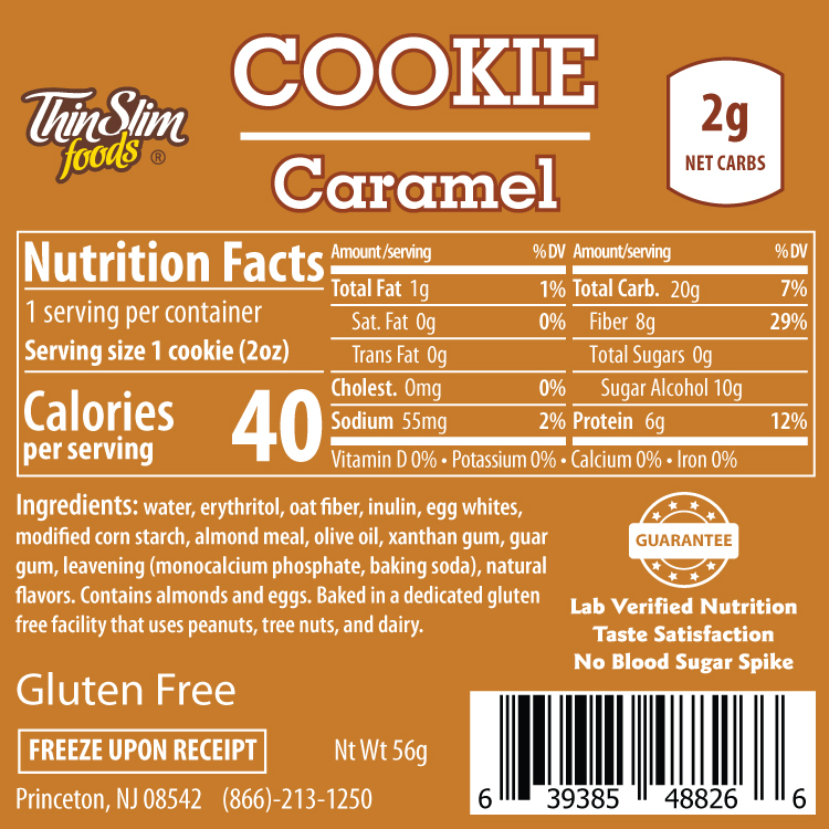 ThinSlim Foods Cookie Caramel - Click Image to Close
