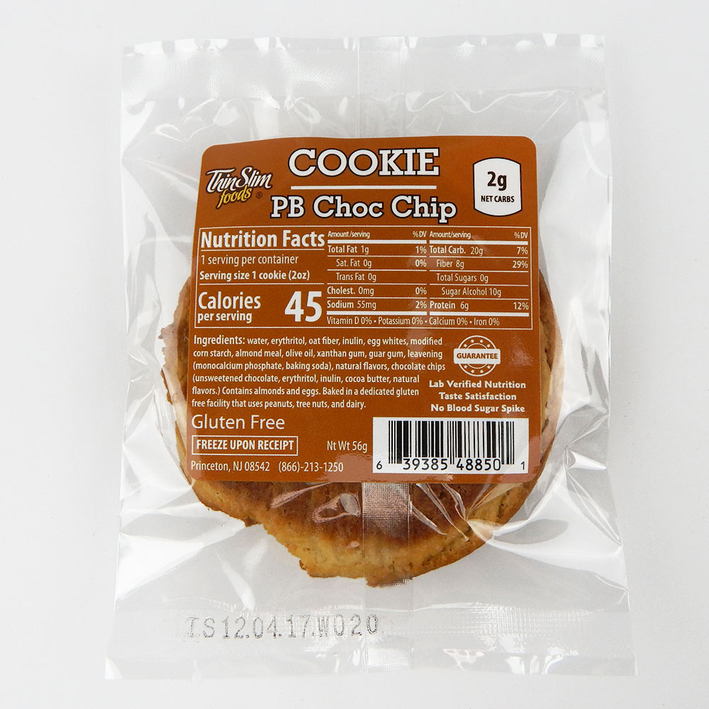 ThinSlim Foods Cookie Peanut Butter Chocolate Chip - Click Image to Close