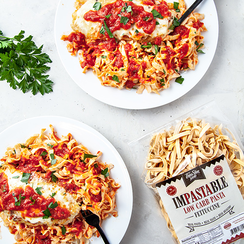 ThinSlim Foods Impastable Low Carb Pasta Fettuccine - Click Image to Close