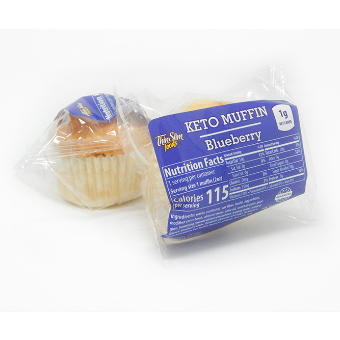 ThinSlim Foods Keto Muffins Blueberry - Click Image to Close