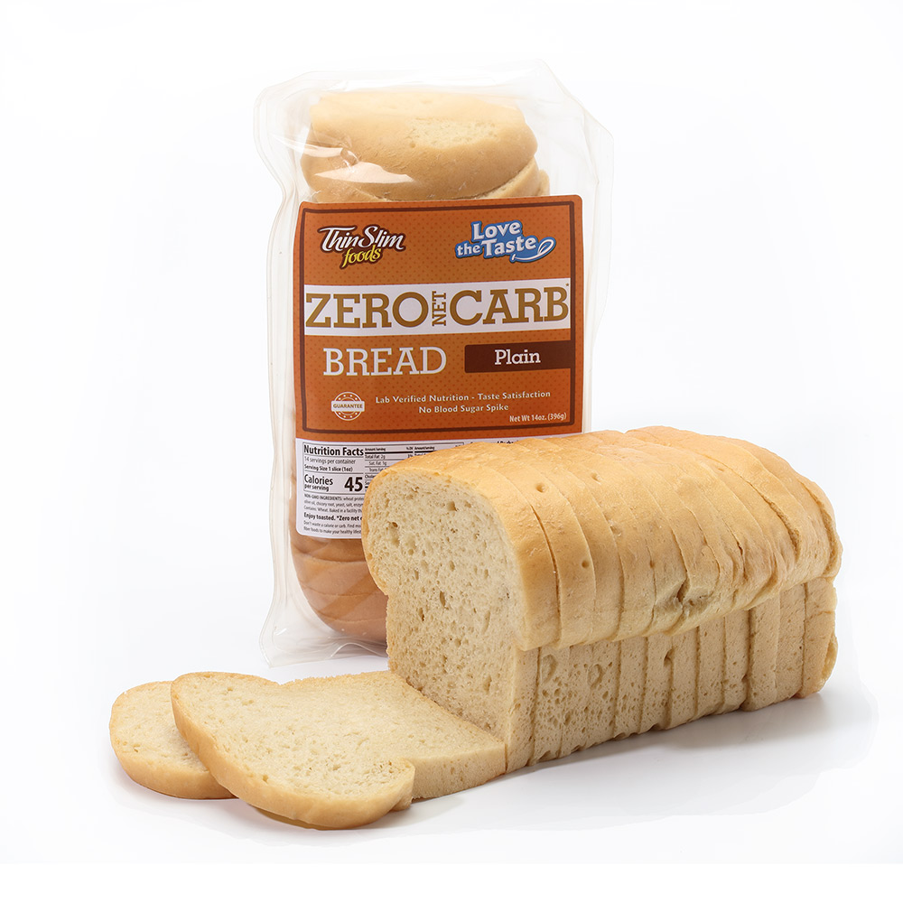 ThinSlim Foods Zero Net Carb Bread Plain - Click Image to Close