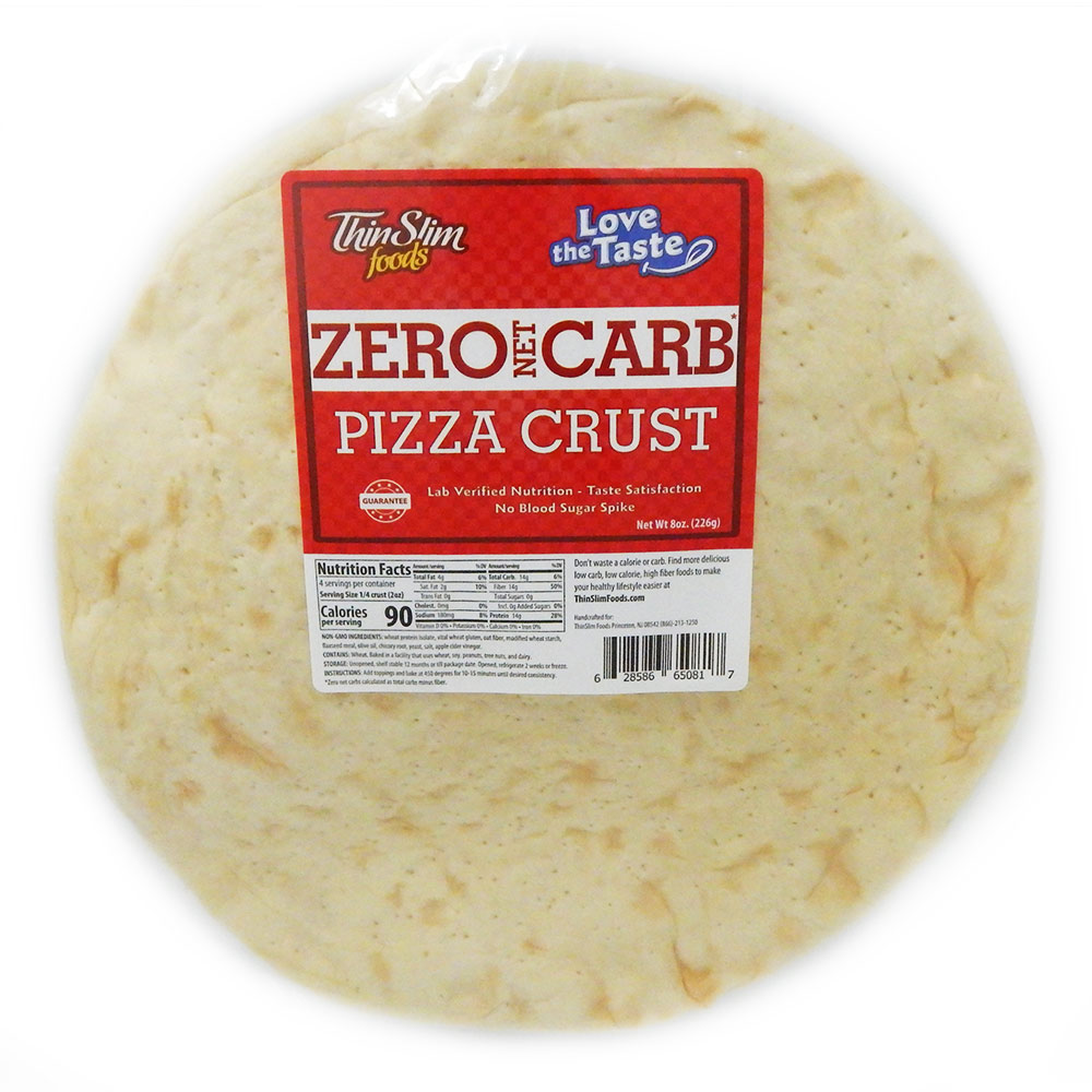 ThinSlim Foods Zero Net Carb Pizza Crust, 8oz - Click Image to Close