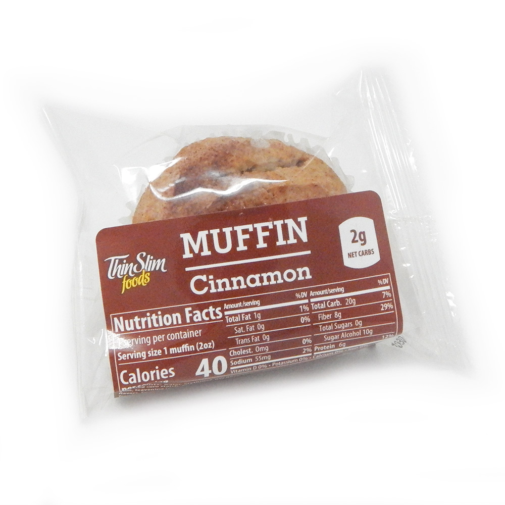 ThinSlim Foods Muffins Cinnamon - Click Image to Close