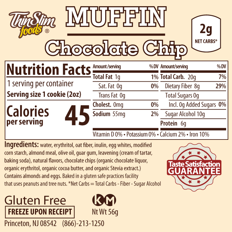 product label or nutrition