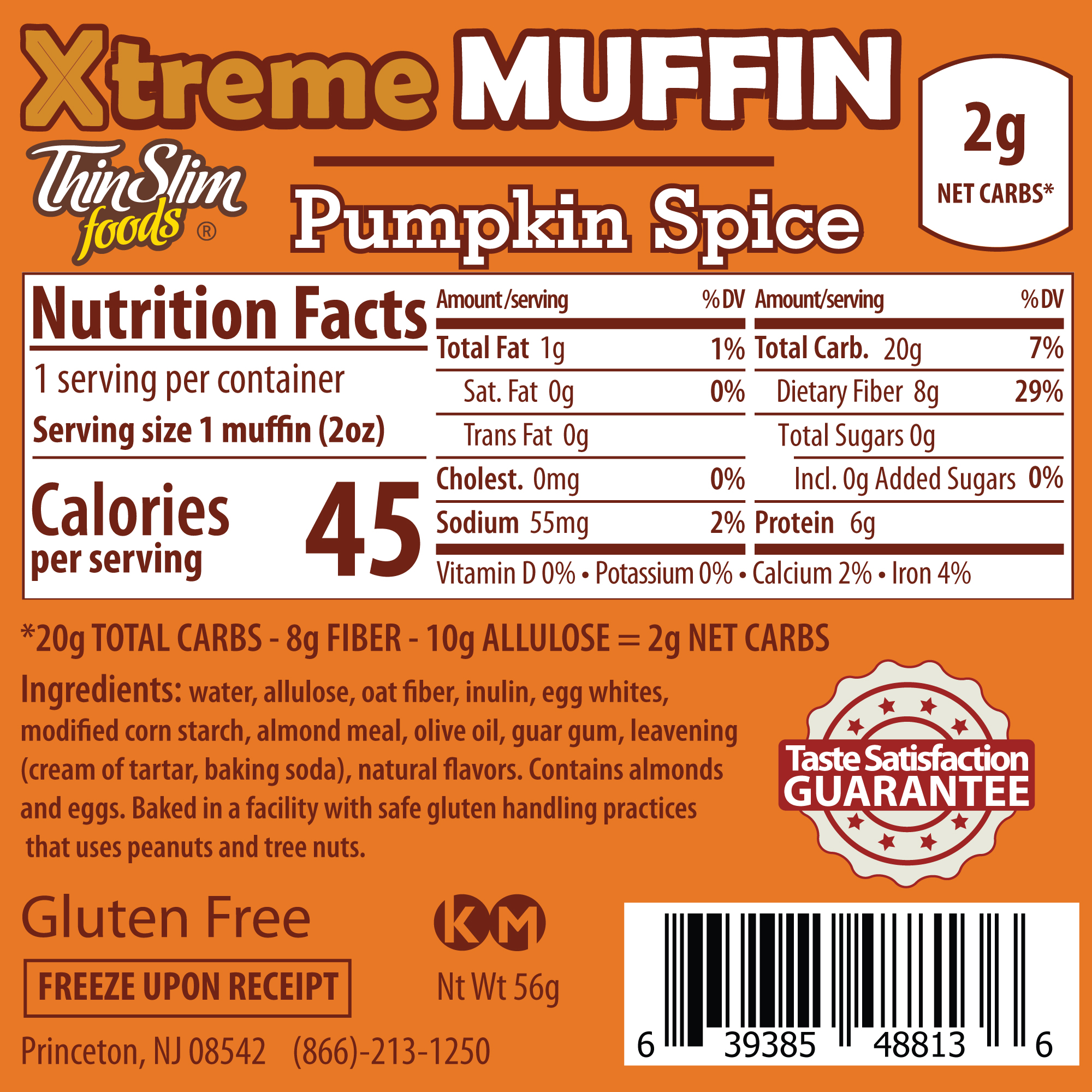 product label or nutrition