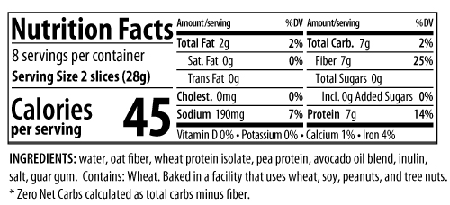 ThinSlim Foods Soft n' Fluffy ZERO Net Carb Bread - Click Image to Close