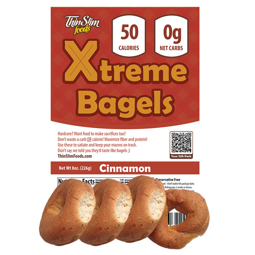 ThinSlim Foods Xtreme Bagels Cinnamon - Click Image to Close