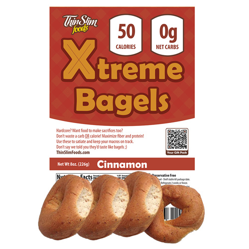 ThinSlim Foods Xtreme Bagels Cinnamon