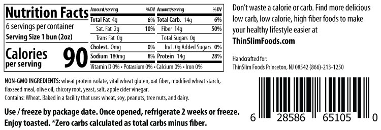ThinSlim Foods Zero Net Carb Long Rolls - Click Image to Close