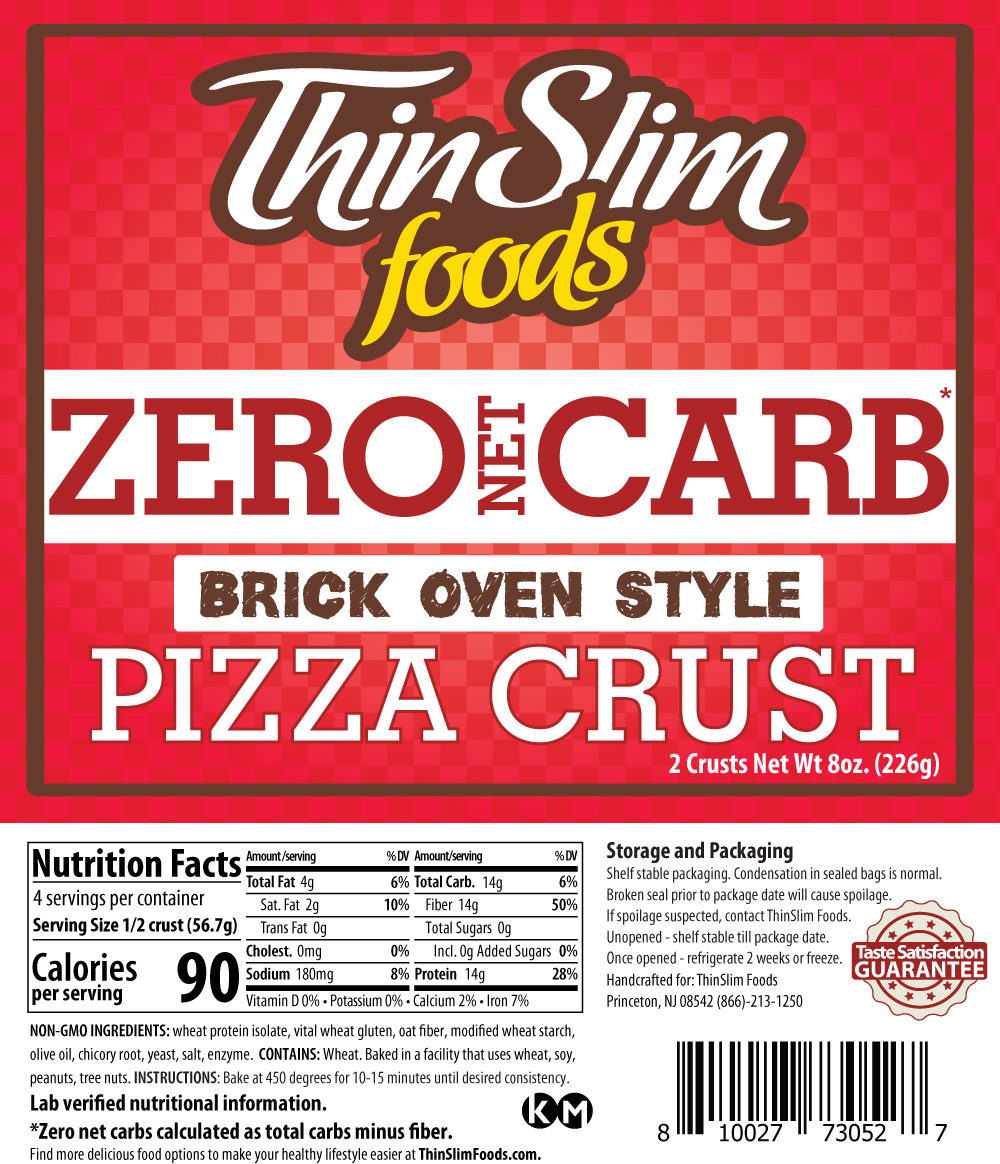 Keto Pizza Crust Low Carb Pizza Crust Taste Guarantee ThinSlim