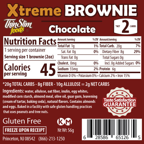 product label or nutrition
